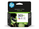 HP 303XL - 10 ml - Hohe Ergiebigkeit - Farbe (Cyan, Magenta, Gelb)