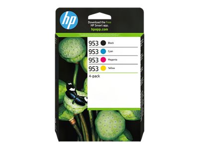 HP 953 - 4er-Pack - Schwarz, Gelb, Cyan, Magenta