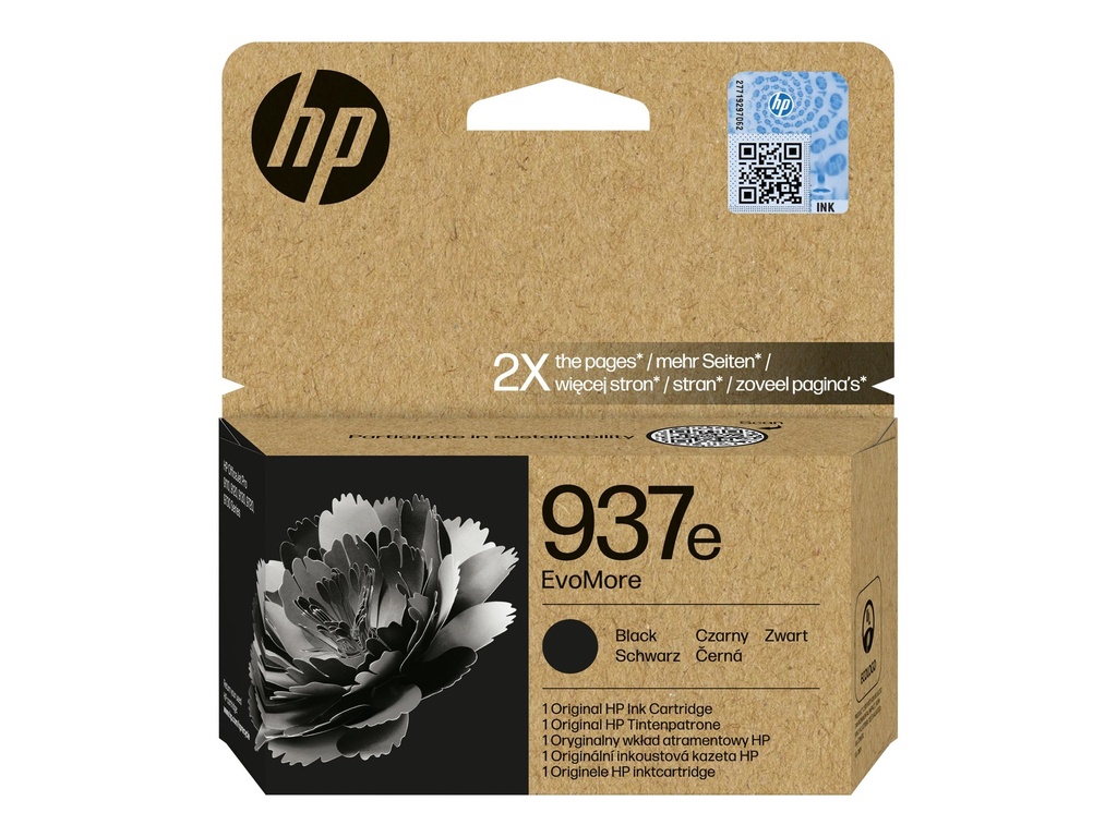 [4S6W9NE#LS1] HP 937e EvoMore - 53 ml - Schwarz - original