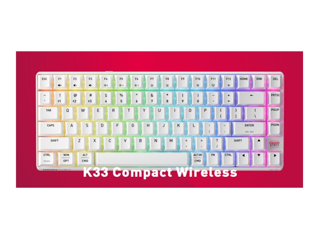 [G8D-24030PAAUS-0] Cherry XTRFY K33 G8D-2403 - Tastatur - 75% -