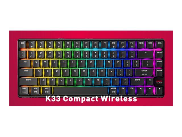 [G8D-24030PAAGB-2] Cherry XTRFY K33 G8D-2403 - Tastatur - 75% -