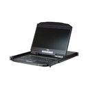 ATEN CL3108NX CH KVM-Switch 8-Port 18.5"-LCD-Konsole PS/2-USB VGA