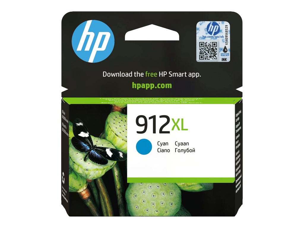 [3YL81AE#LS1] HP 912Xl High Yield Cyan Original Ink - Original - Tintenpatrone