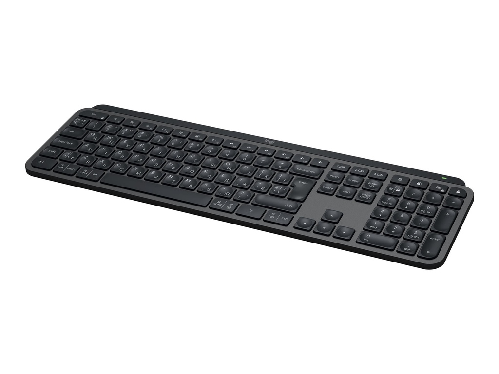 Logitech MX Keys S - Tastatur - hinterleuchtet - kabellos - Bluetooth LE - QWERTY - Nordisch (Dänisch/Finnisch/Norwegisch/Schwedisch)