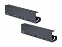 StarTech.com Kabelmanagementfach - power bar holder - unter Tisch montierbar - Schwarz - 53 cm - TAA-konform (Packung mit 2)