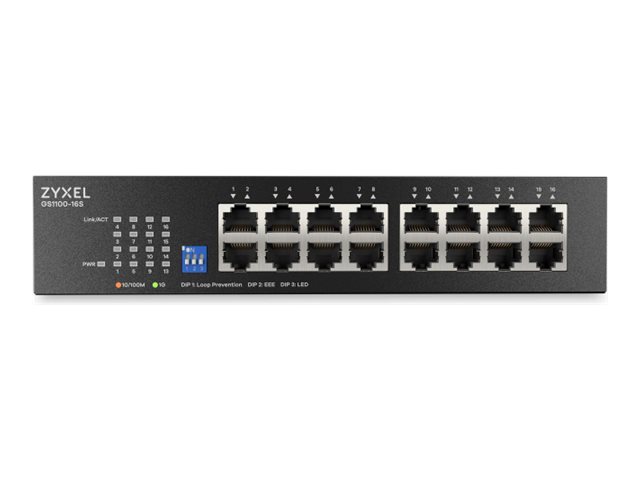 ZyXEL GS1100 Series GS1100-16S - Switch - unmanaged