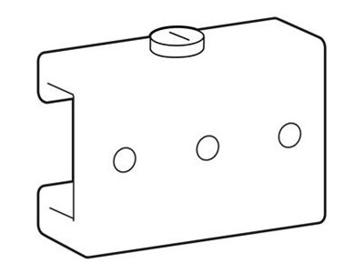 Ergotron Montagekomponente (DIN-Schienenadapterhalterung)
