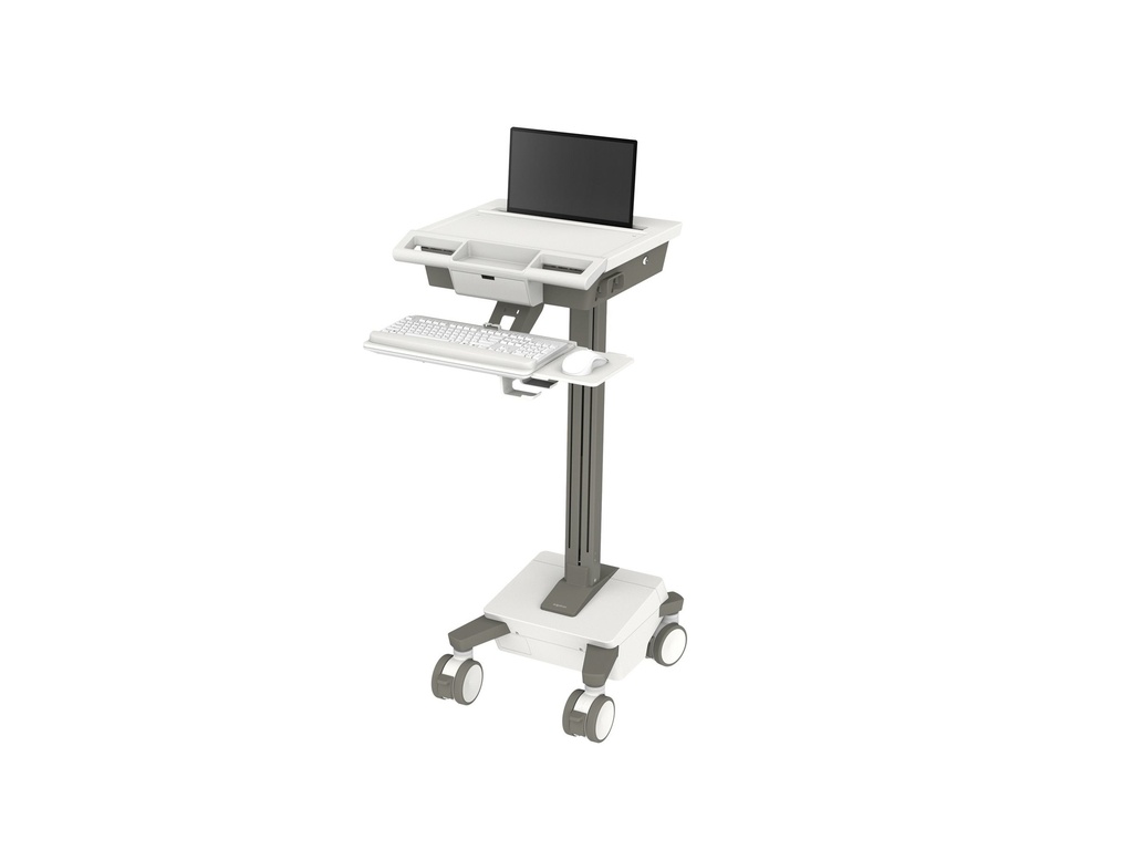 [M021-0101-133301-1-0] Ergotron Mosaic - Wagen - Constant Force-Höhenverstellung - für LCD-Display / PC-Ausrüstung - Laptop, Stufe 3, Std 3x3x3 - verriegelbar - medizinisch - Bildschirmgröße: bis zu 39,6 cm (bis zu 15,6 Zoll)