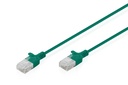 DIGITUS CAT 6 U-UTP Slim Patchkabel, 2 m, Grün