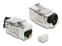 Delock Keystone Jack - with PoE LED - CAT 6a