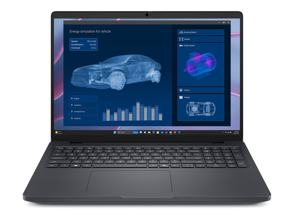 Dell Pro Max 16 MC16255 - AMD Ryzen AI 7 PRO 350 - Win 11 Pro - RTX PRO 500 Blackwell - 32 GB RAM - 512 GB SSD SED, NVMe, Class 40 - 40.646 cm (16")