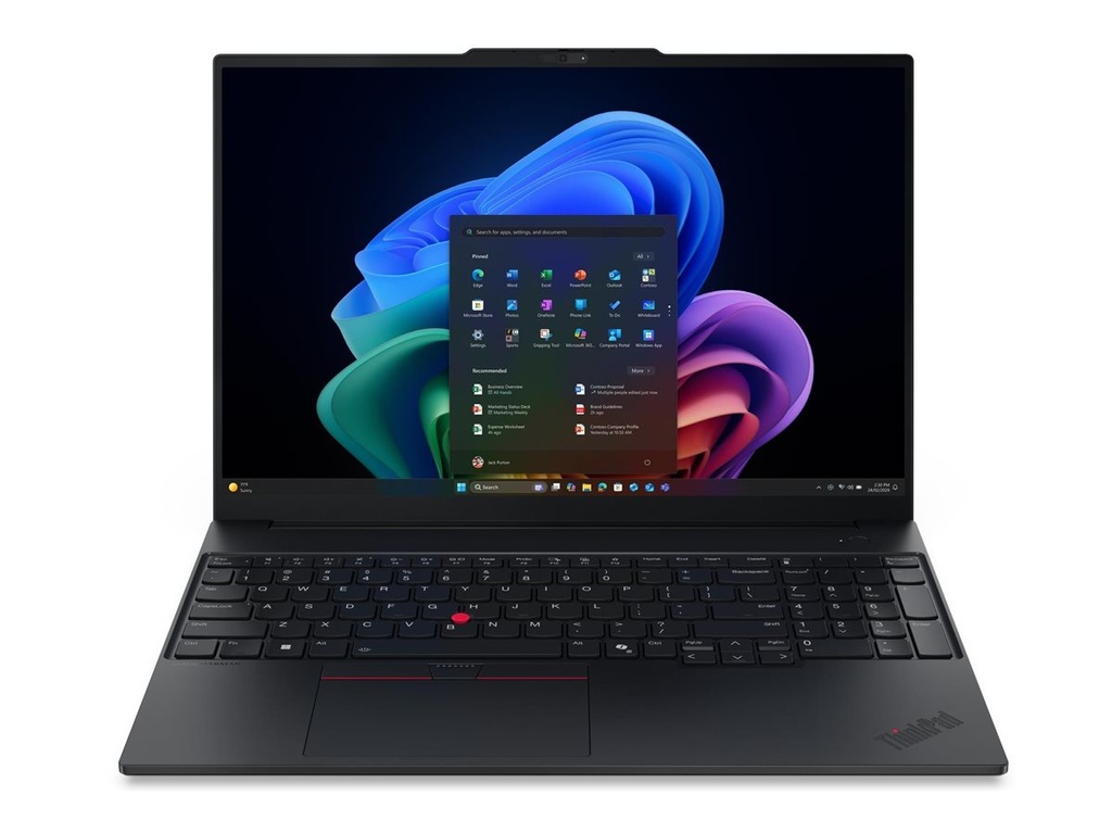 Lenovo ThinkPad E16 Gen 4 21YC - Intel Core Ultra 5 325 / 2.1 GHz - Win 11 Pro - Intel Graphics - 32 GB RAM - 512 GB SSD TCG Opal Encryption 2, NVMe - 40.6 cm (16")
