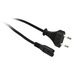 Synergy 21 Netzkabel 230V Euro-Stecker/Euro8 C7 -Buchse Black - Kabel - Strom/Netzteil