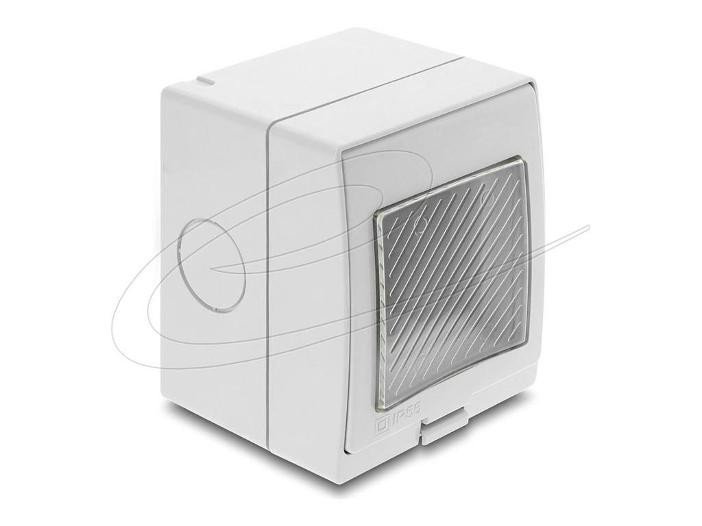 [81623] Delock Easy 45 - socket-outlet housing - surface-mounted housing, IP55, waterproof