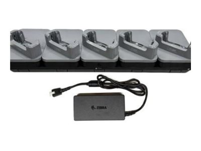 Zebra Handheld-Ladegerät-Kit - für Geräte mit robusten Stiefeln - Ethernet - Ausgangsanschlüsse: 5 - 48.3 cm (19")