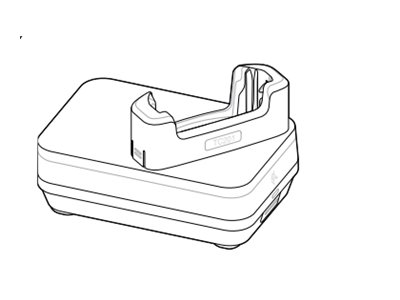Zebra Handheld-Ladestation - für Gerät mit strapazierfähiger Hülle