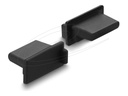 Delock Schutzumschlag - für USB Typ-A Buchse - Schwarz (Packung mit 10)