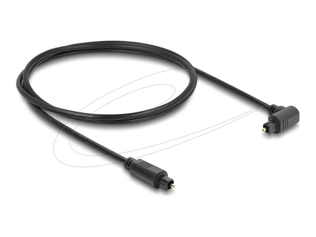 Delock Digitales Audio-Kabel (optisch) - TOSLINK männlich gewinkelt zu TOSLINK männlich