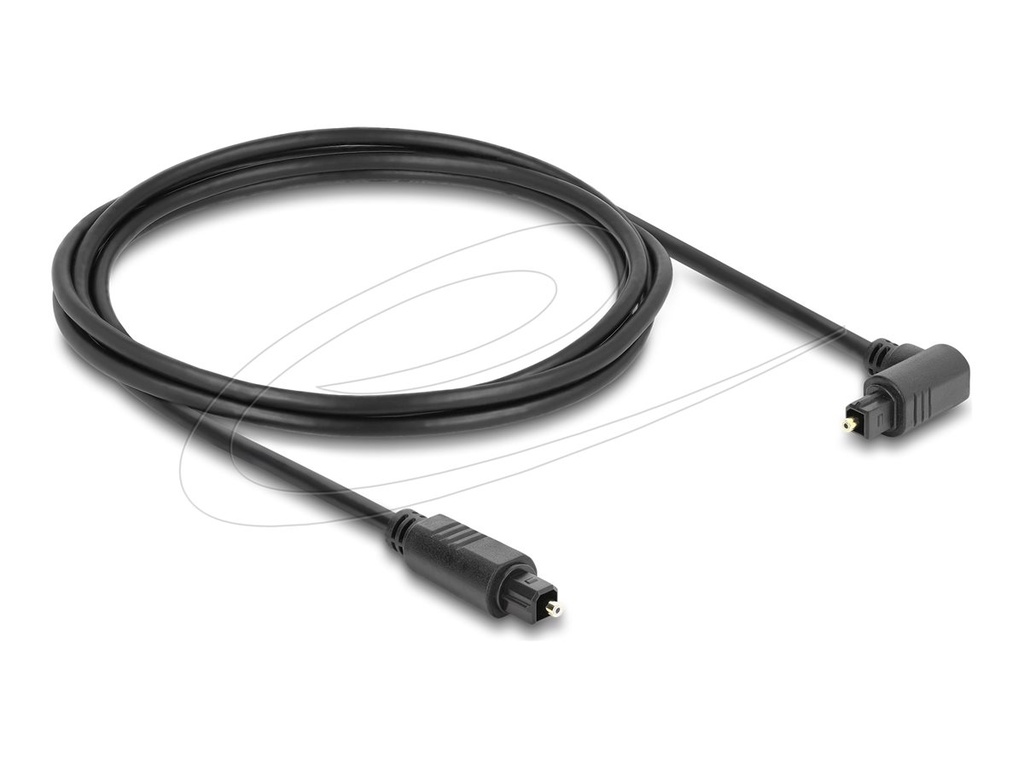 Delock Digitales Audio-Kabel (optisch) - TOSLINK männlich gewinkelt zu TOSLINK männlich