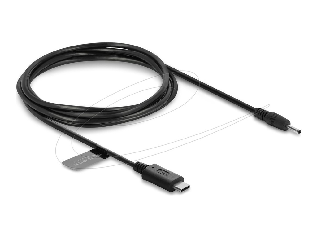Delock USB-Kabel - USB-C (M) zu power DC jack 2.5 mm (ID: 0.7 mm)