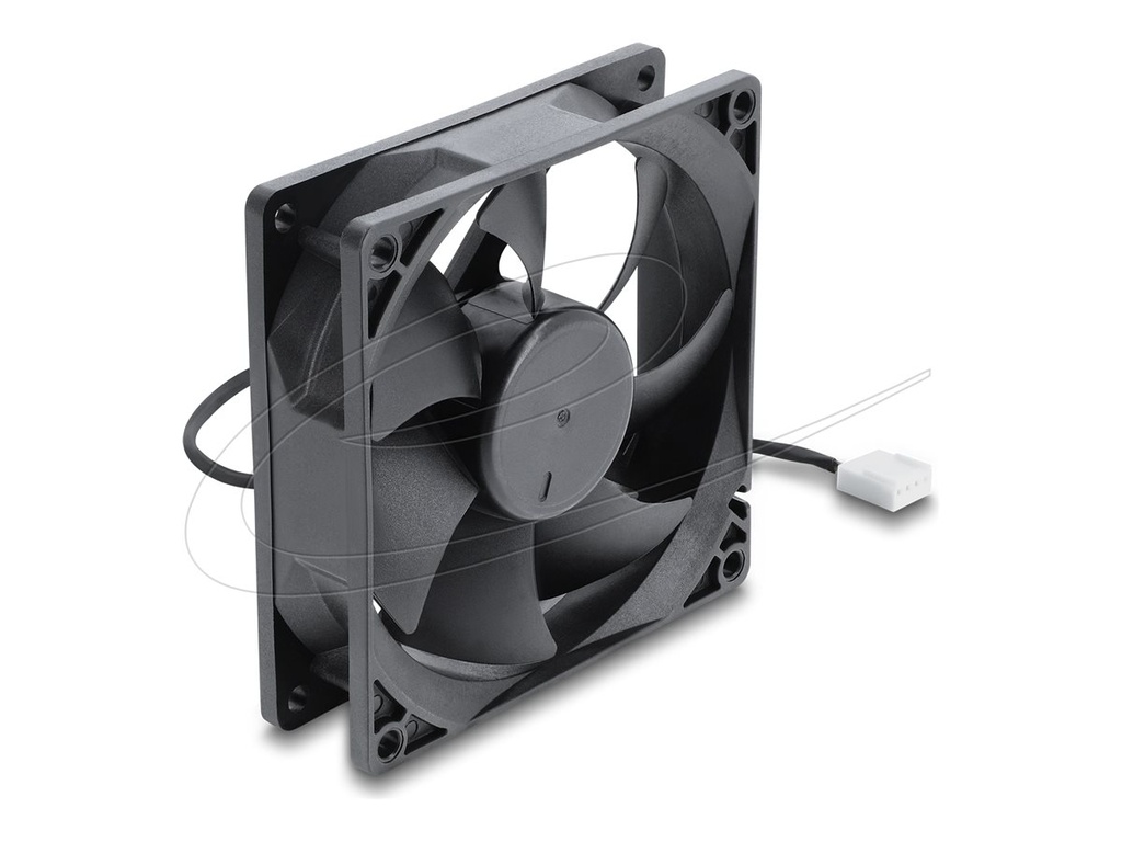 Delock Axiallüfter DC 92 x 92 25 mm mit PWM Lüfteranschluss - Gehäuse-Lüfter
