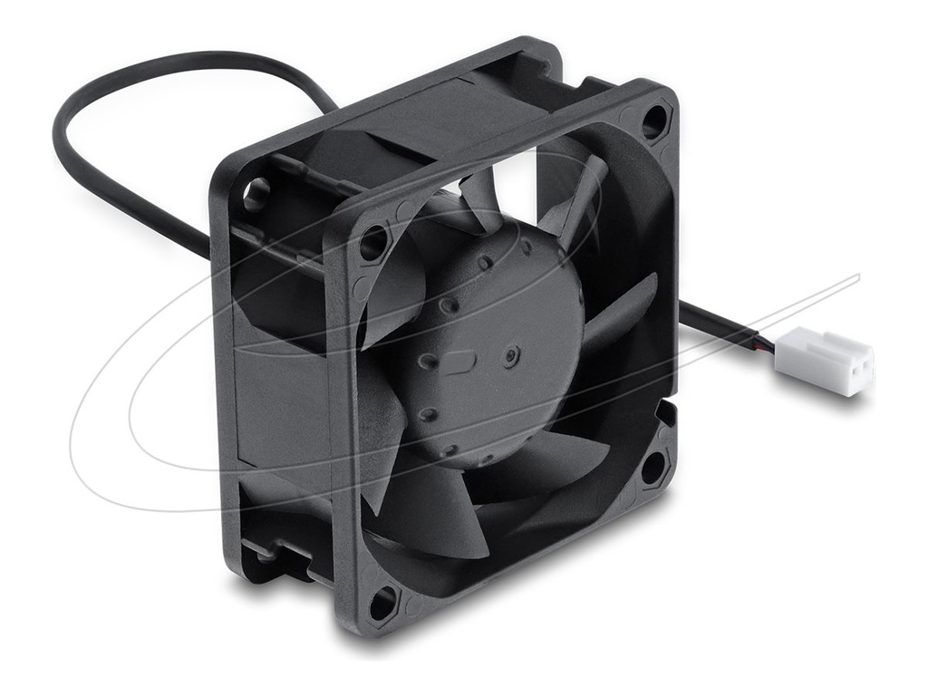 Delock Gehäuselüfter - axial - 60 mm - Schwarz