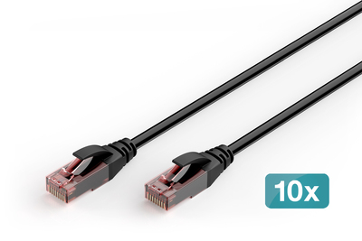 [DK-1617-050-OD-10] DIGITUS CAT 6 U/UTP  Outdoor-Patchkabel, 5 m, PE, 10 Stück