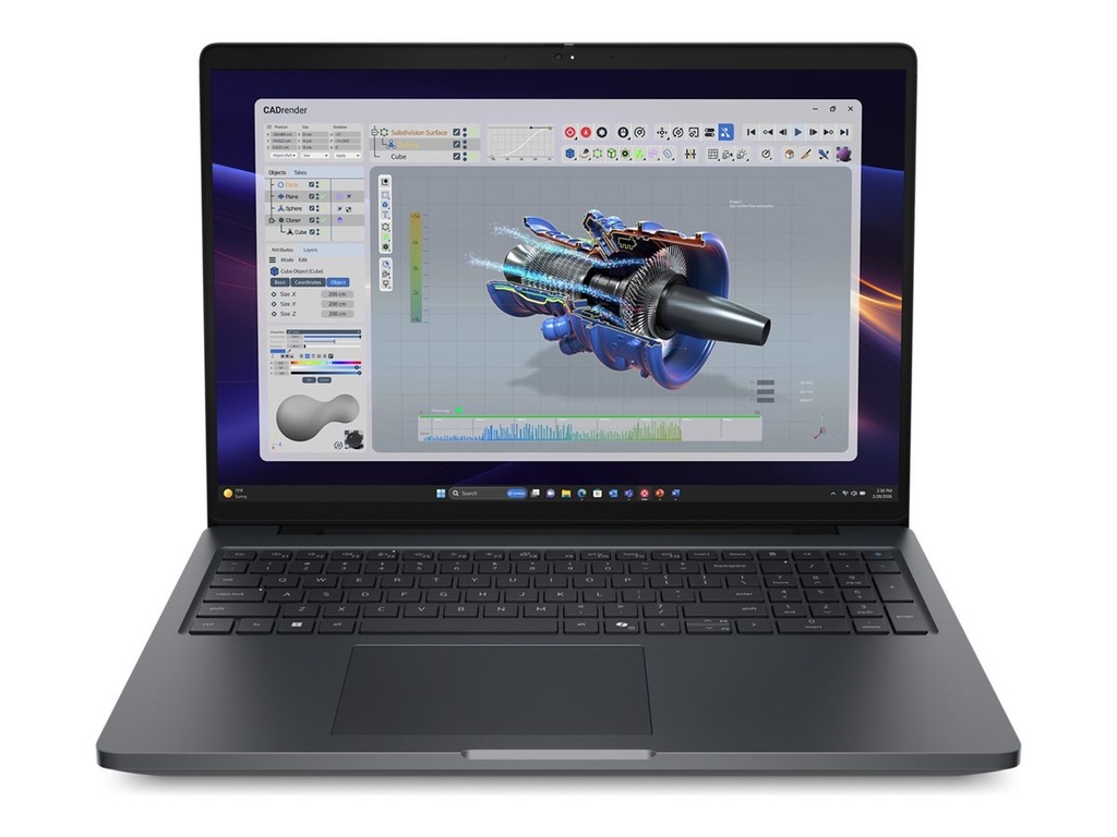 [6216V] Dell Pro Precision 5 16 PW516261 - Intel Core Ultra 7 366H / 2 GHz - vPro Enterprise - Win 11 Pro - RTX PRO 500 Blackwell - 32 GB RAM - 1 TB SSD SED, NVMe, Performance - 40.646 cm (16")