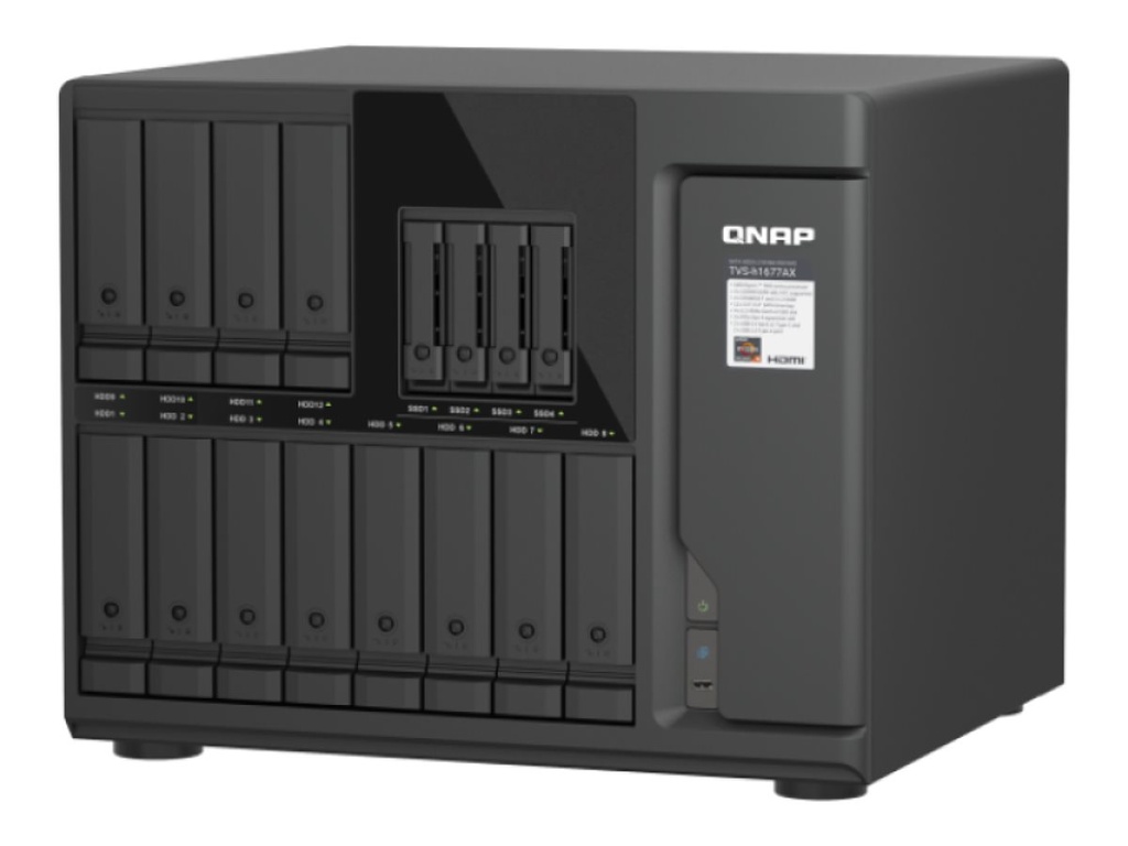 [TVS-H1677AX-R5-16G] QNAP TVS-H1677AX - NAS-Server - 16 Schächte