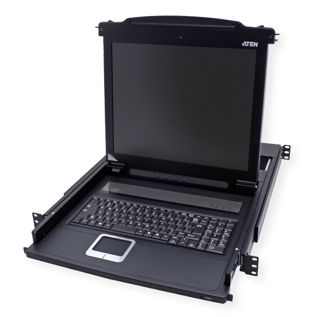 ATEN CL1000M Konsole IT PS/2 VGA Tastaturlayout Italien - KVM-Umschalter - PS/2