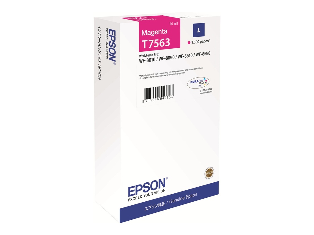 Epson T7563 - 14 ml - L-Größe - Magenta - original