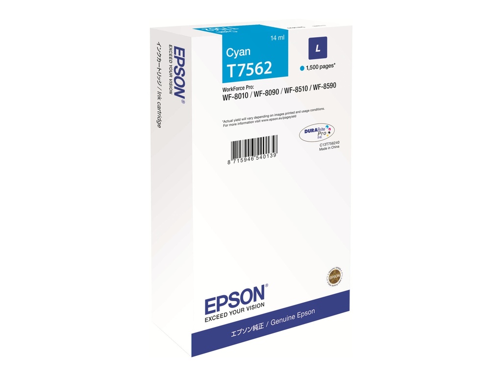 Epson T7562 - 14 ml - L-Größe - Cyan - original