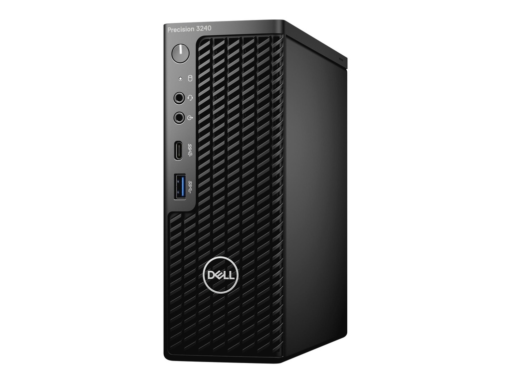 Dell Precision 3240 Compact - USFF - 1 x Core i7 10700 / 2.9 GHz - vPro - RAM 16 GB - SSD 512 GB - Quadro P1000 - 1GbE - Win 10 Pro 64-Bit (mit Win 11 Pro Lizenz)
