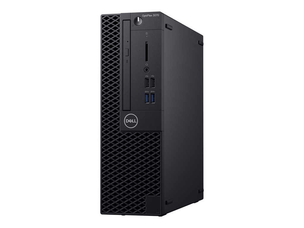 Dell OptiPlex 3070 - SFF - Core i5 9500 / 3 GHz - RAM 8 GB - SSD 256 GB - DVD-Writer - UHD Graphics 630 - 1GbE - Win 10 Pro 64-Bit - Monitor: keiner - Schwarz - BTS - mit 1 Year Basic Onsite (CH - 3 Years)