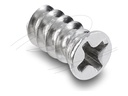 Delock Schrauben-Kit - M5 x 10 mm - Silber (Packung mit 50)