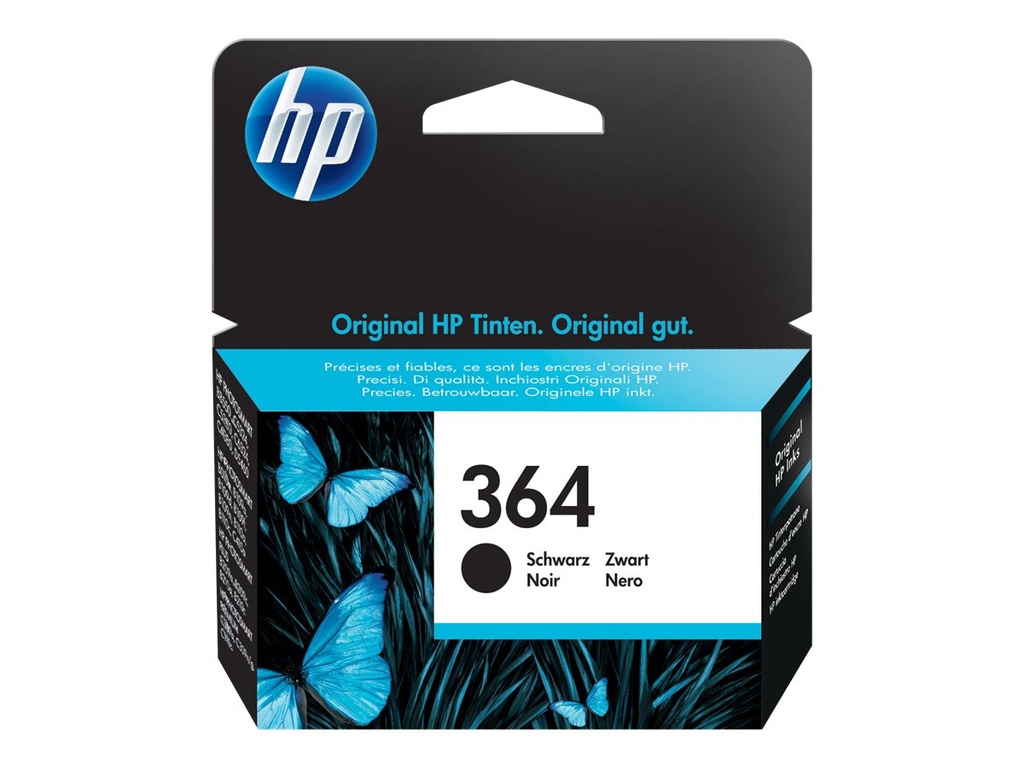 [CB316EE#LS1] HP 364 - 6 ml - Schwarz - original - hängende Box