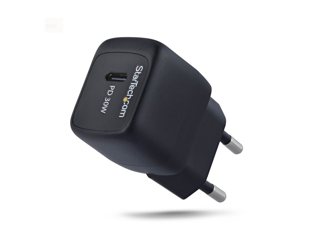 [103EB-WALL-CHARGER] StarTech.com Startech - Netzteil - 5 / 9 / 15 / 20 V, tragbar, GaN - 30 watt - 3 A - PD/PPS (USB-C)