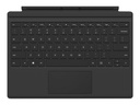 Microsoft Surface Pro Type Cover (M1725) - Tastatur - mit Trackpad, Beschleunigungsmesser - Spanisch - Schwarz - kommerziell - für Surface Pro (Mitte 2017)