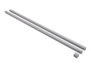 Delock Kabelkanal - self-adhesive with sliding cover, 30 x 14 mm incl. connector - Montage an Fußleiste, Deckenmontage möglich, Tisch montierbar, montierbare Möbel, geeignet für Wandmontage - Grau - 1 m (Packung mit 2)