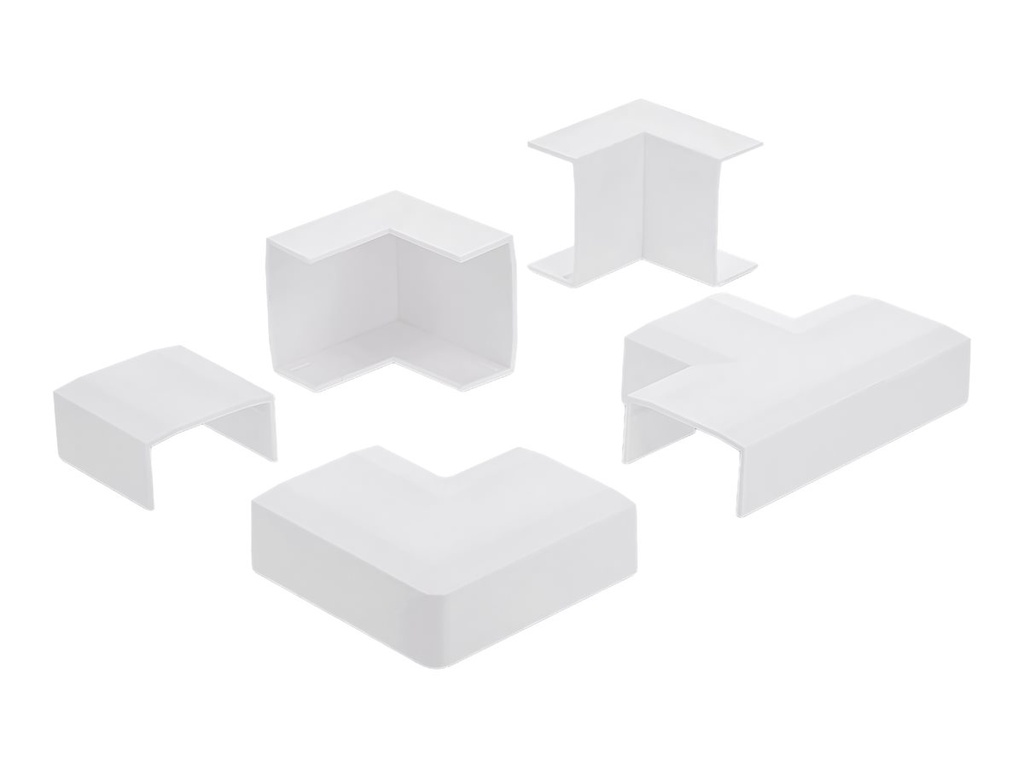 [22094] Delock Kabelkanalverbinder-Set - for 40 x 19 mm, 5 pcs