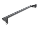 Delock Kabelführungsplatte für Schaltschrank - tiefe verstellbar 40 - 90 mm - Schwarz - 1U - 48.3 cm (19")