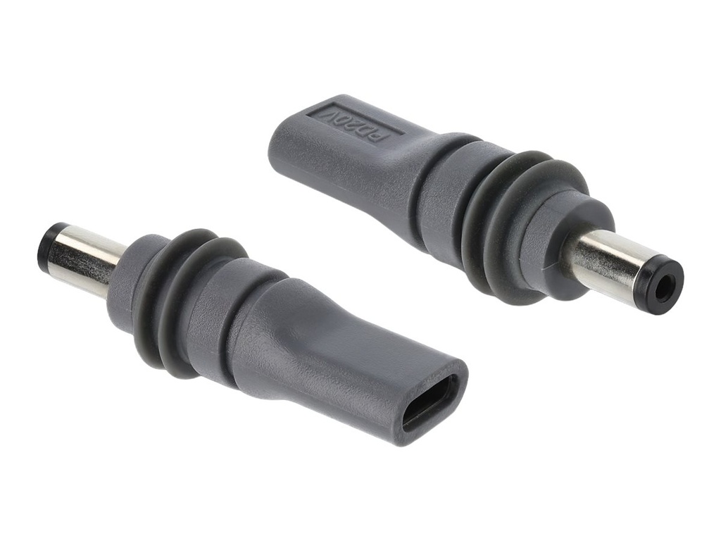Delock Netzteil - USB-C (W) zu DC-Anschluss 5,5 mm x 2,1 mm (M)