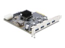 Delock USB-Adapter - PCIe x4 - USB x 4