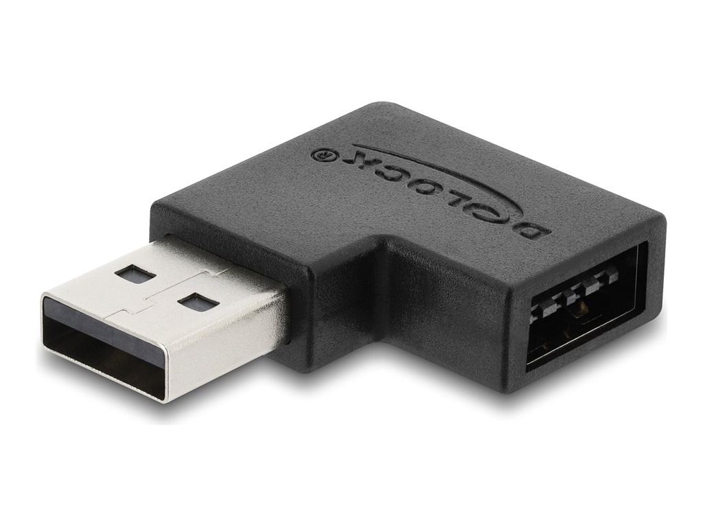 [67630] Delock USB-Adapter - USB (M) zu USB (W) links gewinkelt
