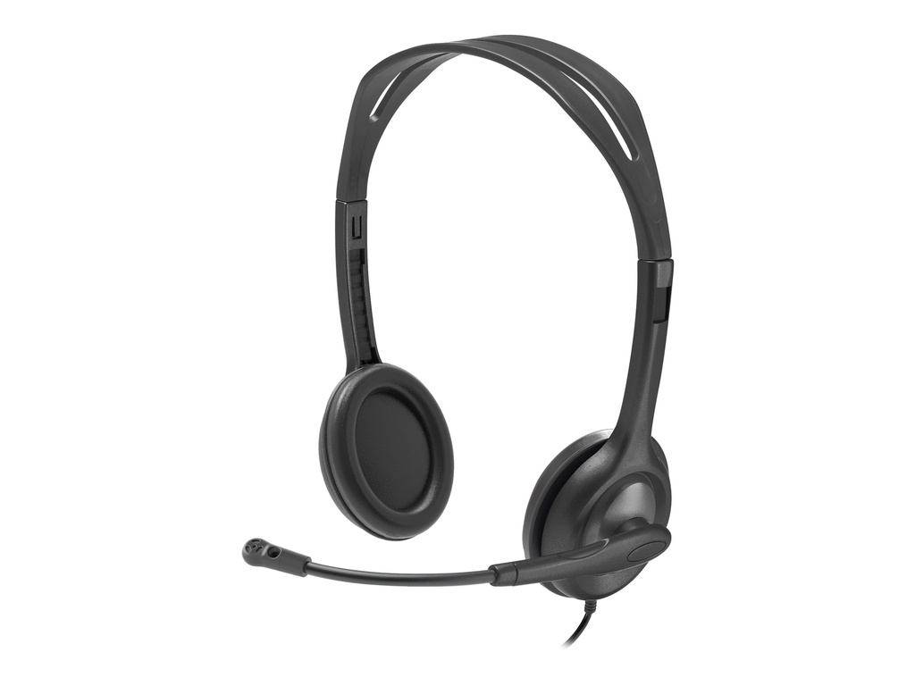 Logitech H111 Stereo Headset Wired Head-band Office/Call center - Headset - 20 KHz