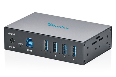[DA-70260] DIGITUS USB 3.2 Gen 1 Industrial Hub, 4-Port