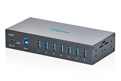 [DA-70261] DIGITUS USB 3.2 Gen 1 Industrial Hub, 7-Port