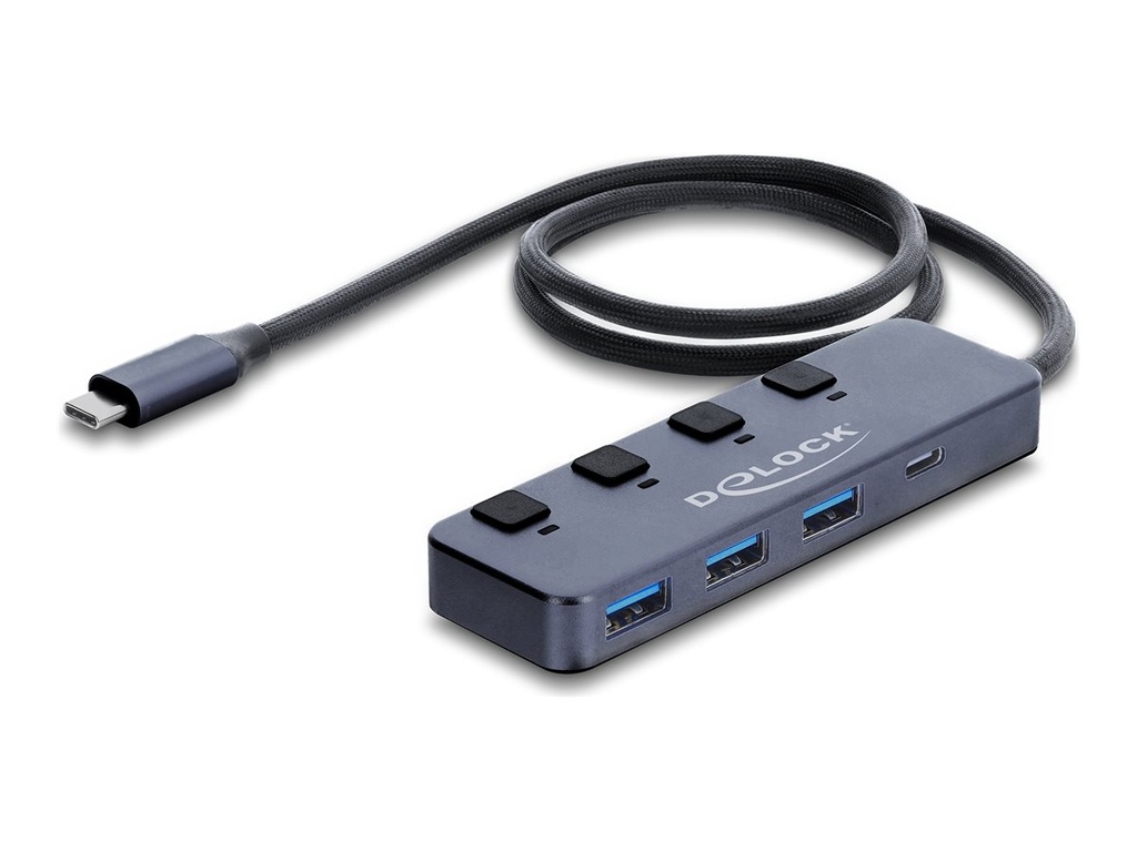 [64384] Delock Hub - 3 x USB 3.2 Gen 2 + 1 x USB-C 3.2 Gen 2