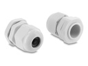 Delock Kabelverschraubung - M18 x 1.5 mm - RAL 7035, Grau (Packung mit 10)