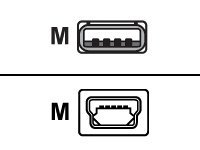 Datalogic CAB-421 - USB-Kabel - USB (M) zu Mini-USB, Typ B (M)